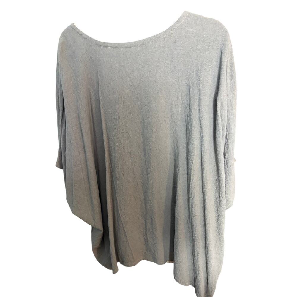Micah Hamilton Handwoven Wearable Art Tunic Oversized Dolman Sleeve Boho Top - Picture 2 of 10